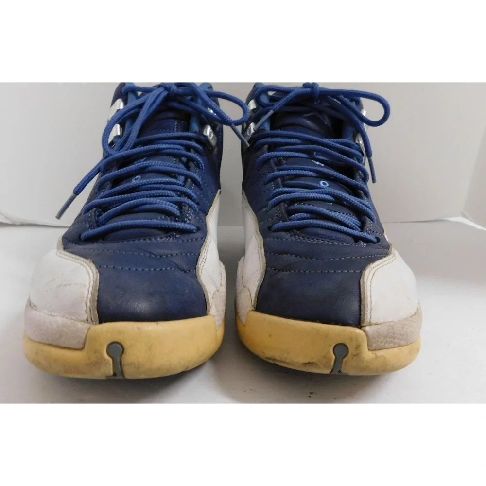 Nike Air Jordan 12 Retro Basketball Shoes Indigo Blue 130690-404 Men's Size 9.5